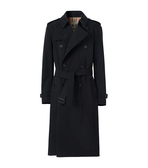 burberry black long trench with zip out wool lining|Burberry Long Stretch Wool Trench Coat .